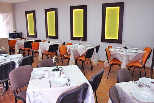 Sala restauracyjna wczasy rodzinne z rehabilitacją w Międzywodziu Grażyna