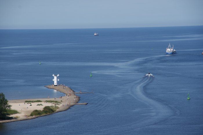 Widok na Bałtyk Morze Bałtyckie Barbarka