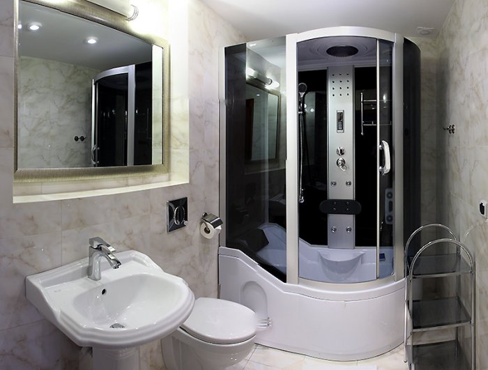 Przykładowa łazienka w Apartamencie Przykładowa łazienka w Apartamencie Mazowsze